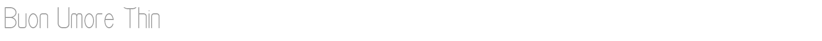 Buon Umore font preview